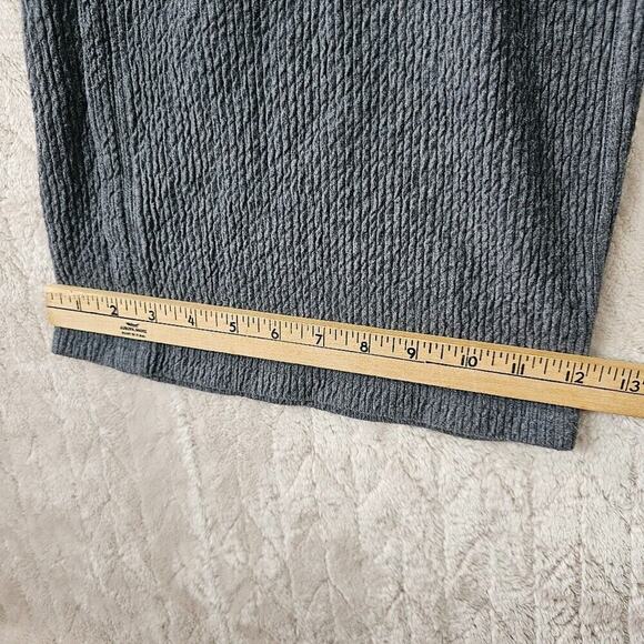 Lululemon Retreat Yourself Crop Pants 4 Gray Ribbed Athleisure Relaxed Wide Leg - Picture 3 of 7